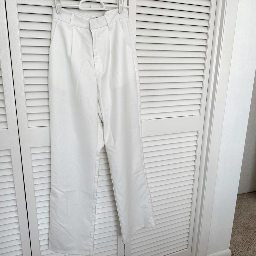 White Princess Polly Dress pants.